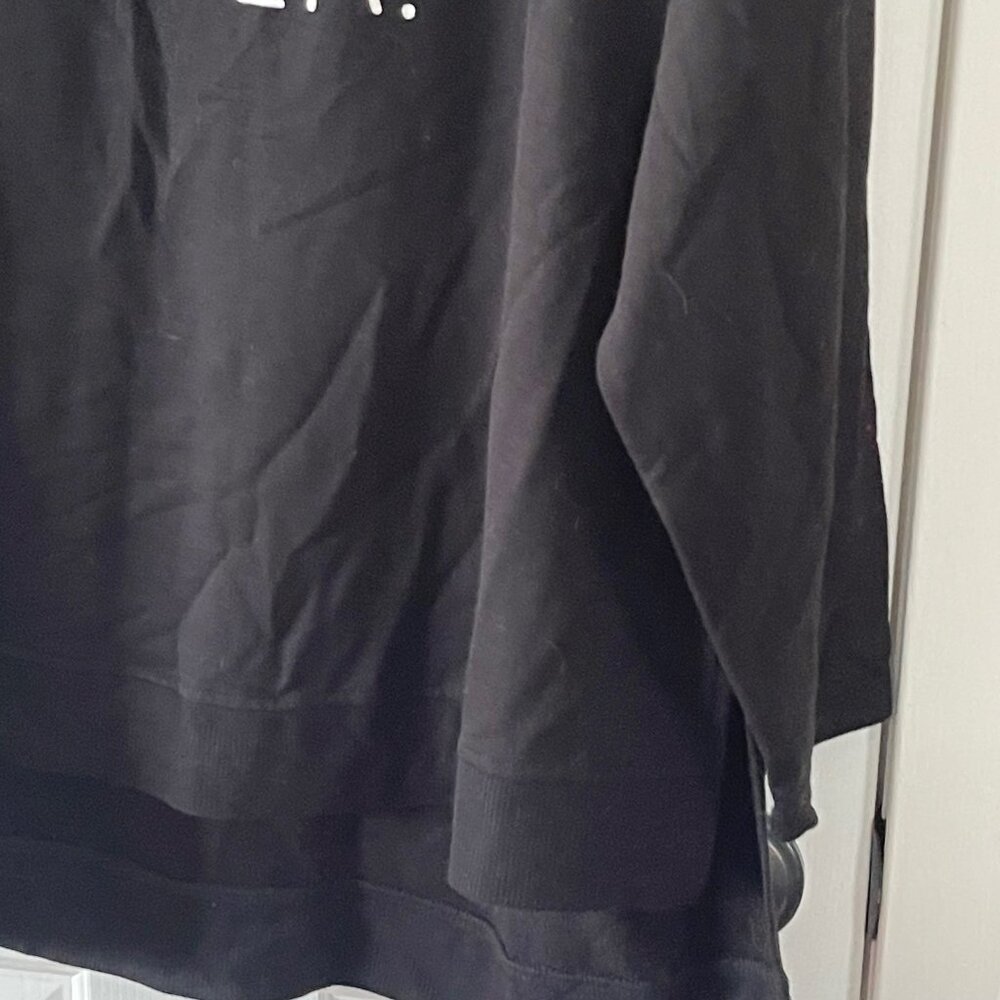 Rae Dunn Black Plus Size Dog Lover Sweatshirt with Socks New with Tags Size 2X - Picture 2 of 11